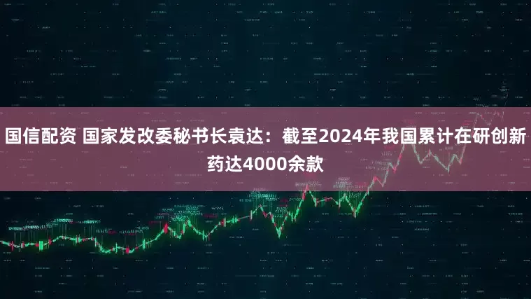 国信配资 国家发改委秘书长袁达：截至2024年我国累计在研创新药达4000余款